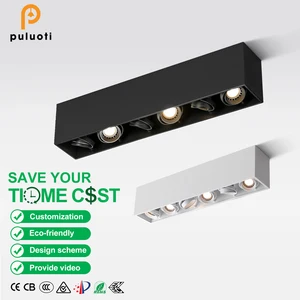 High Quality Modern LED Adjusts Color Temperature Spot Light Aluminum Downlight Spotlight Anti-Glare Directional Adjustment