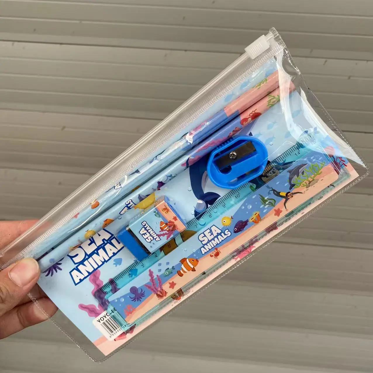 Student Graduation Stationery Gift Children Cartoon Kindergarten School Supplies Gift Box Set Pvc Zipper Bag