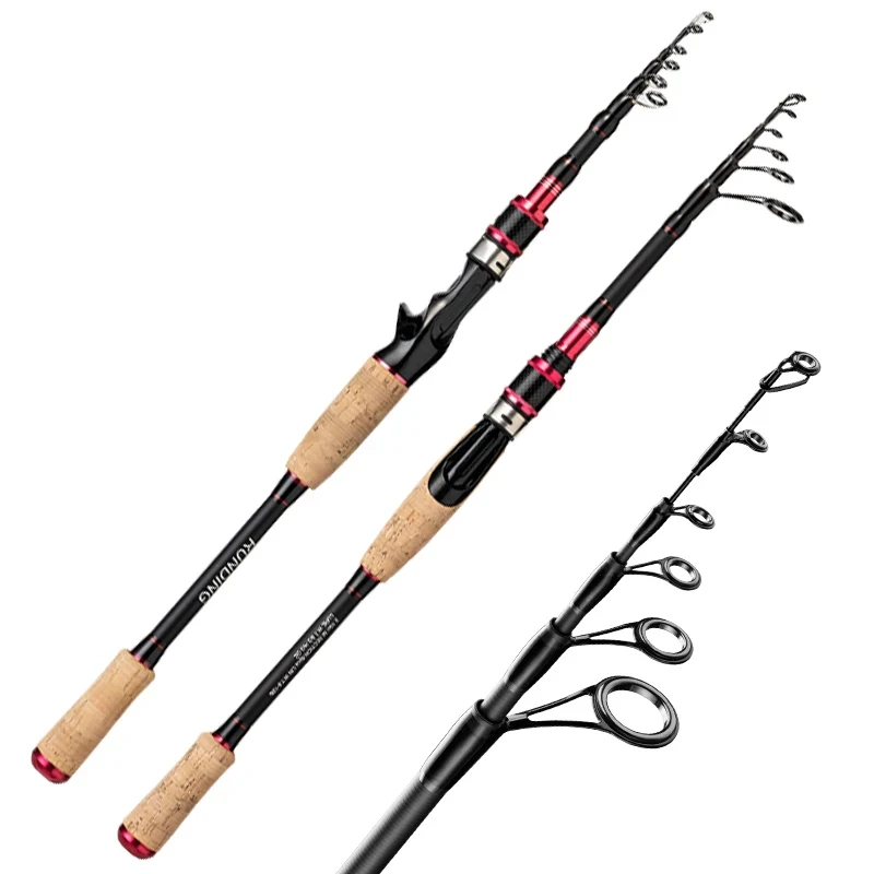 fishing rod penn alibaba New 1.98M-2.7M Handing Fishing Rod Spinning Vara De Pesca Casting Fishing  Rod Telescopic Fishing Rod for Sea