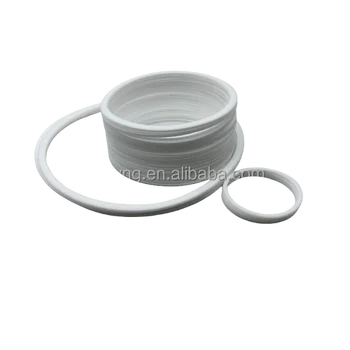 Factory Direct Wholesale Construction Machinery Repair Parts White Silicone Ring Rubber Sealing Gasket Seal