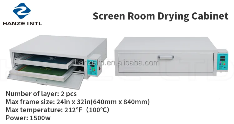 Pre-Press Equipment Screen Printing Drying Cabinet and Oven for ...
