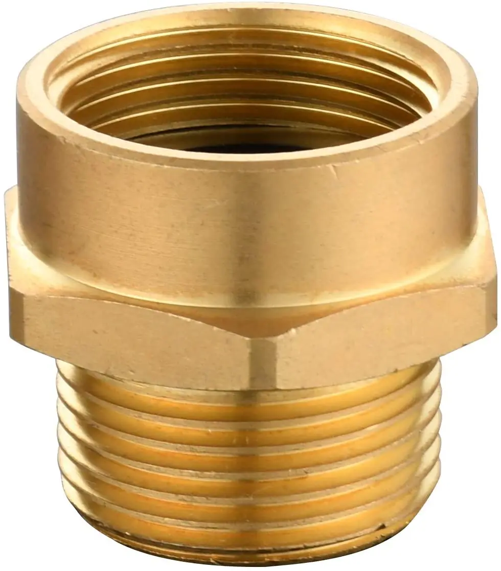 3/4" 1/2" 1"Male Thread BSP Coupler Brass Pipe Reducer Connector Fitting Adapter 