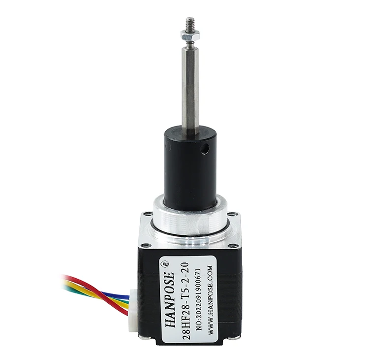 50 fixed shaft ball screw stepper motor assemblies 008nm 08a 26v fixed axis motor 28hf28 t52 20-10