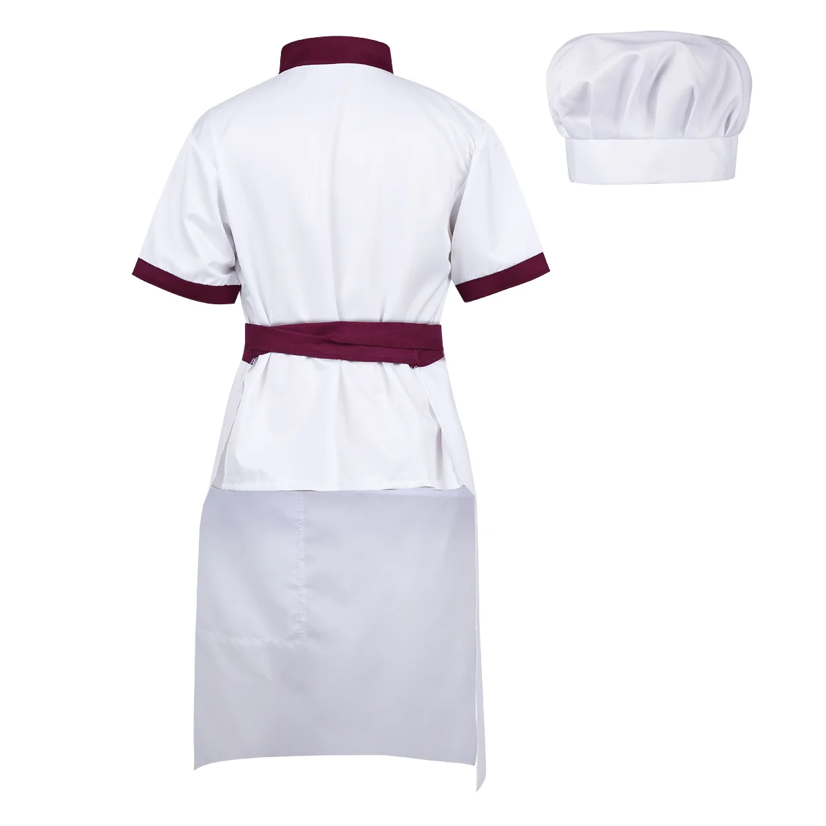 Children Chef Cook Kitchen Uniform Halloween Kids Restaurant Waiter Catering Clothing Sets for Party Cosplay Costumes Roleplay