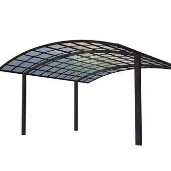 6mx5.5m Carport Parking Polycarbonate Carport Products Carport For 2 ...