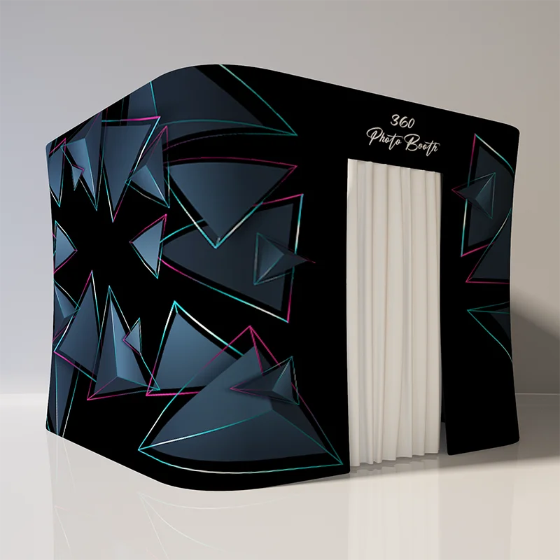 Custom Camera Photography Backdrop Stand Tension Magazine Cube Box 360 Photobooth Enclosure