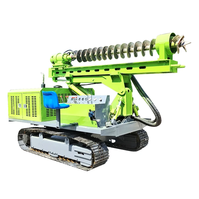 Automatic Hydraulic Impact Pile Driver Machine for Steel Sheet Piling in Construction Sites