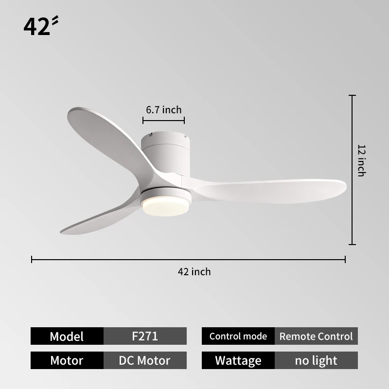 product wholesale 52 inch 3cct ceiling fans with lights quiet high cfm remote control fan light dc reversible 3 abs blades reversible-2