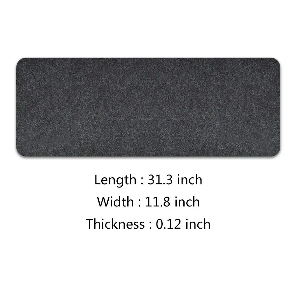 Extended Big Keyboard Mat Soft Felt Mouse Pad for Office and Home