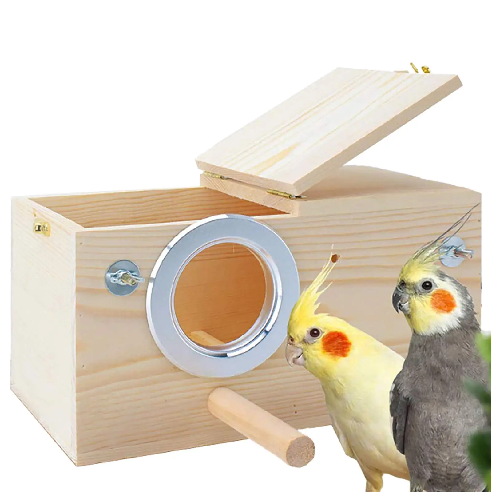 Nichoir Douillet Pour Oiseaux - Pour Perruches, Calopsittes, Pinsons, Avec Housse Lavable En Machine - 4