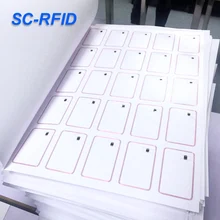 A4/A3 size 0.4mm 0.45mm pvc rfid card inlay sheet Semi-finished product laminating