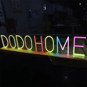 Custom Wall Name 3d Signage Acrylic Led Logo Sign Channel Letter Light 3d Front Shop Sign
