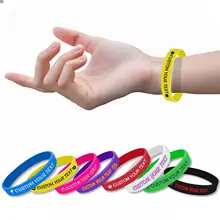 Hot Manufacturer Price Silicon Wristband Wrist Band Cheap Promotional Custom Logo Rubber Bracelet Silicone Wristband