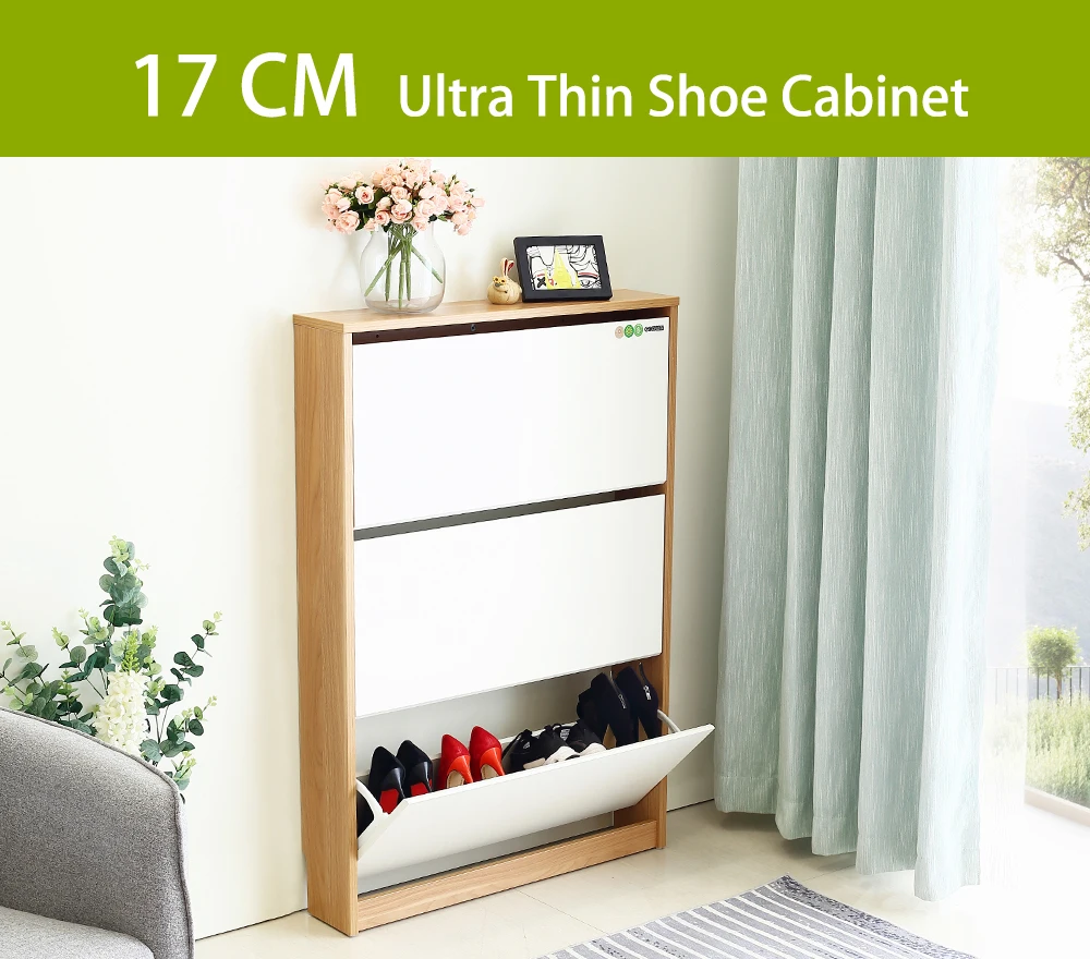 Super Thin Narrow Modern Nordic Shoe Cabinet