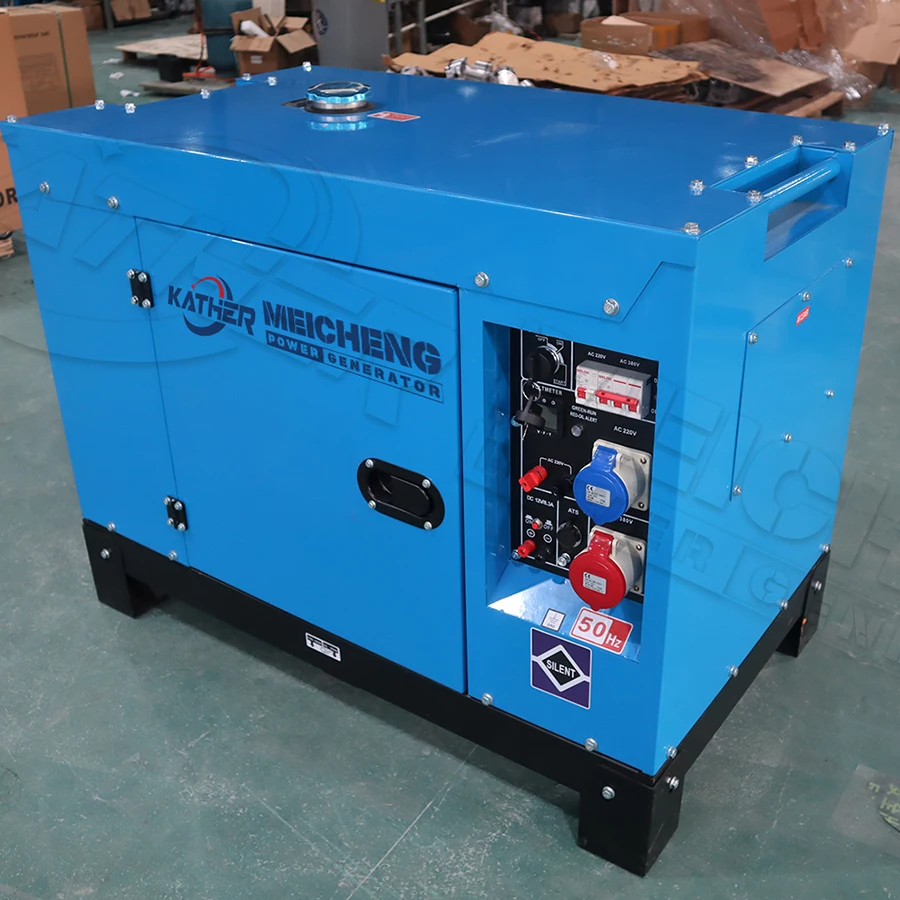 Conjunto de Geradores a Diesel Silenciosos 10kw 12kw Resfriados a Ar 10 Kva 10kva 12 Kva Gerador a Diesel Silencioso para Venda 35kw Gerador de Energia