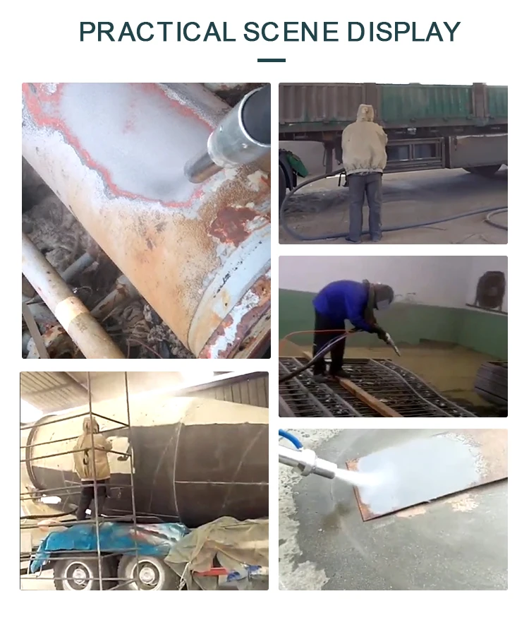 sandblaster with water