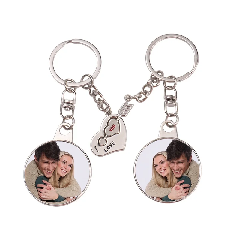 Sublimation Couple Keychains Perfect Valentine's Gift