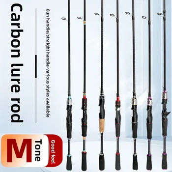CHEERY Factory Wholesale Carbon Lure Rod Medium Adjustment Straight/Wood Gun Handle Carp Ocean Beach Full Set – Rod – view 5