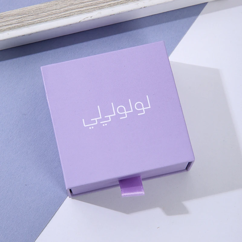 A1 Eco-Friendly Jewelry Box Packaging Buckle Closure Custom Size Shape Artpaper Cardboard Gift Box for Necklace Ring Earring factory