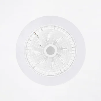 Modern 3 Color Dimming Room Hotel Desk E27 360 Rotating Mini Fan Lamp Led Ceiling Fan With Light And Remote