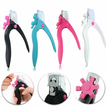 Acrylic Fake Nail Clipper Adjustable Stainless Steel Nail Tip Cutter U-shaped For False Nail Art Manicure Pedicure Beauty