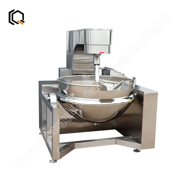 Automatic Stir Fry Machine Gas Jacketed Kettle Electric Mixer