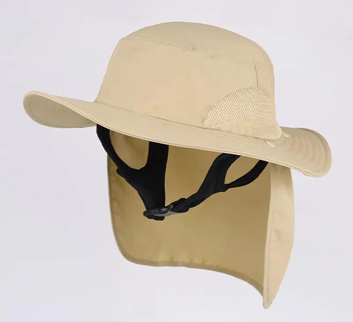 Custom 2024 Summer Beach Waterproof Upf 50+ Printed Nylon Surfing Hats