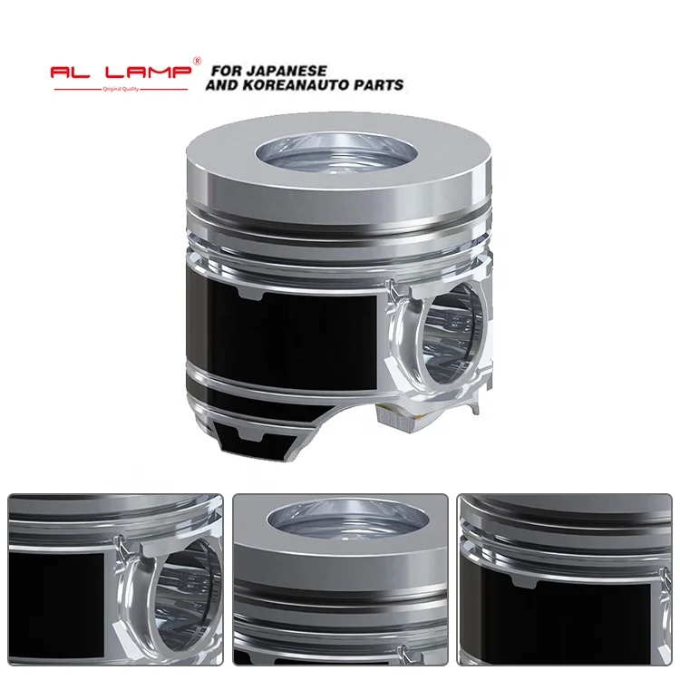 Car Engine Auto Parts Factory Custom Forged Piston 80mm - 105mm Engine Piston Rings Kit for All Kinds of Cars
