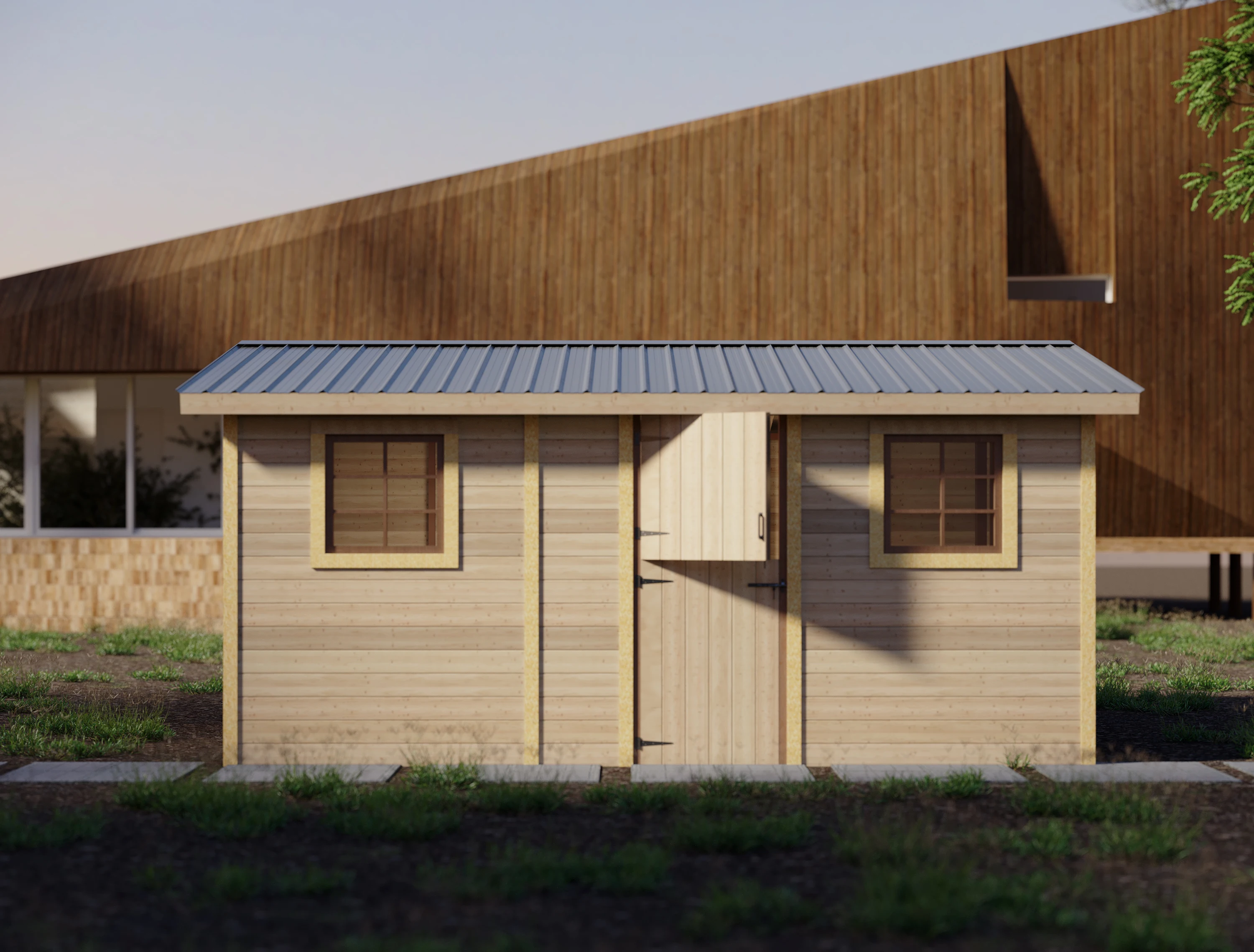 Modular Timber Storage 12ftx16ft Beautiful Prefab Wood Storage Sheds Log Wood Cabin House ...