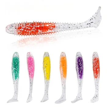 Wholesale T-Tail Lead Fish Lure Boxed, 9.5cm 20g Long Cast Glow-in-the-Dark Fishing Lure, JIG Lead Head T-Tail Soft Bait – Soft Lure – view 3