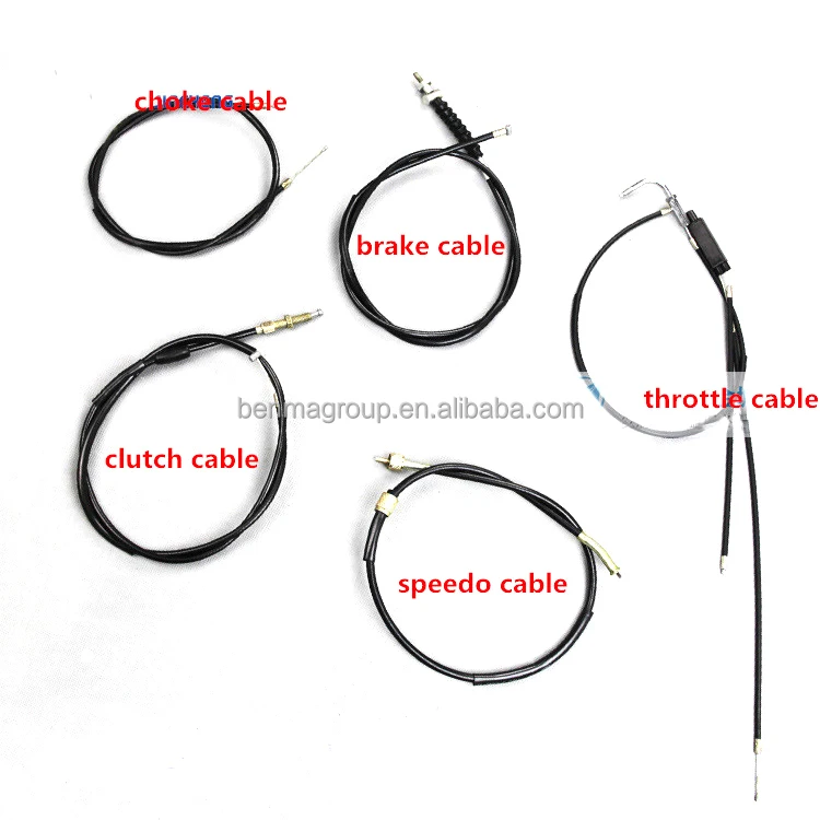 Motorcycle Spare Parts Accessories Clutch Cable Throttle Cable Brake