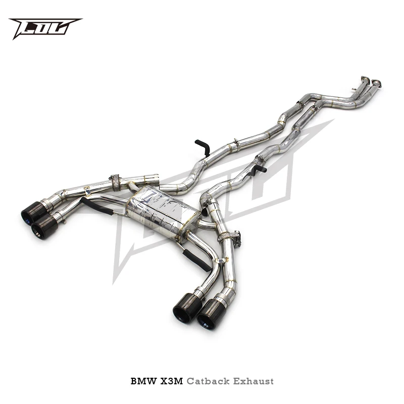 Catback Exhaust For Bmw X3m/x4m F97/f98 3.0t 20192022 Escape Stainless