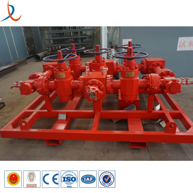 oil and gas well drilling equipment hydraulic choke manifold & choke ...