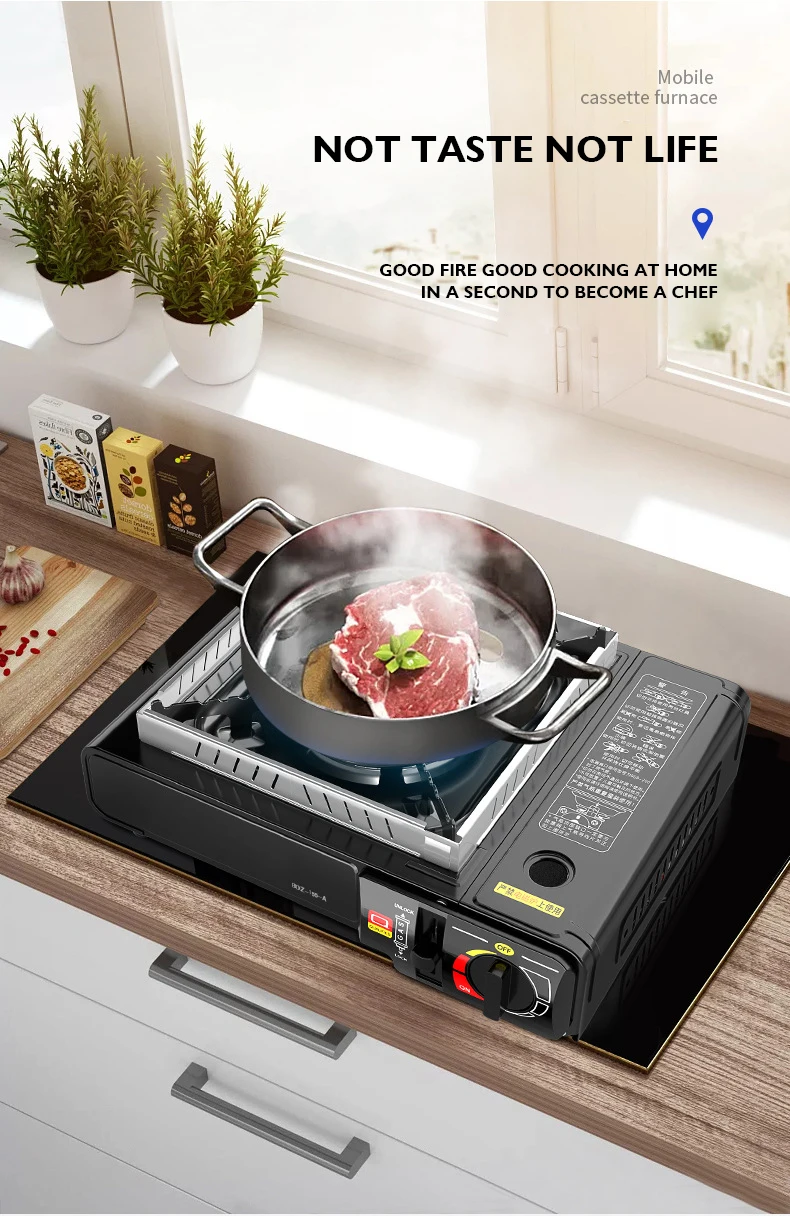 Manufacturer Custom Ce Propane Butane Gaskocher Outdoor Small Portable Gas Stove Tragbare