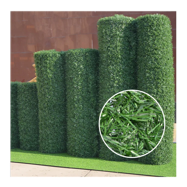 ヘッジロール人工フェンス用壁装飾合成草マット景観人工芝壁