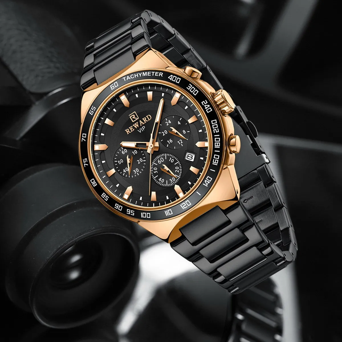 Oval Chronograph Quartz Men's Watch OM-449119