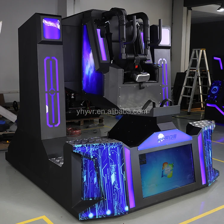 2024 Popular Virtual Reality Chair High Resolution 720 Rotation Game Machine Vr Roller Coaster Simulator Vr 720 Degree