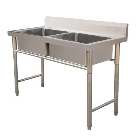 kitchen Outdoor Laundry Basin Restaurant Drainboard Single Sinks Stainless Steel Hand Wash Kitchen Sink supplier