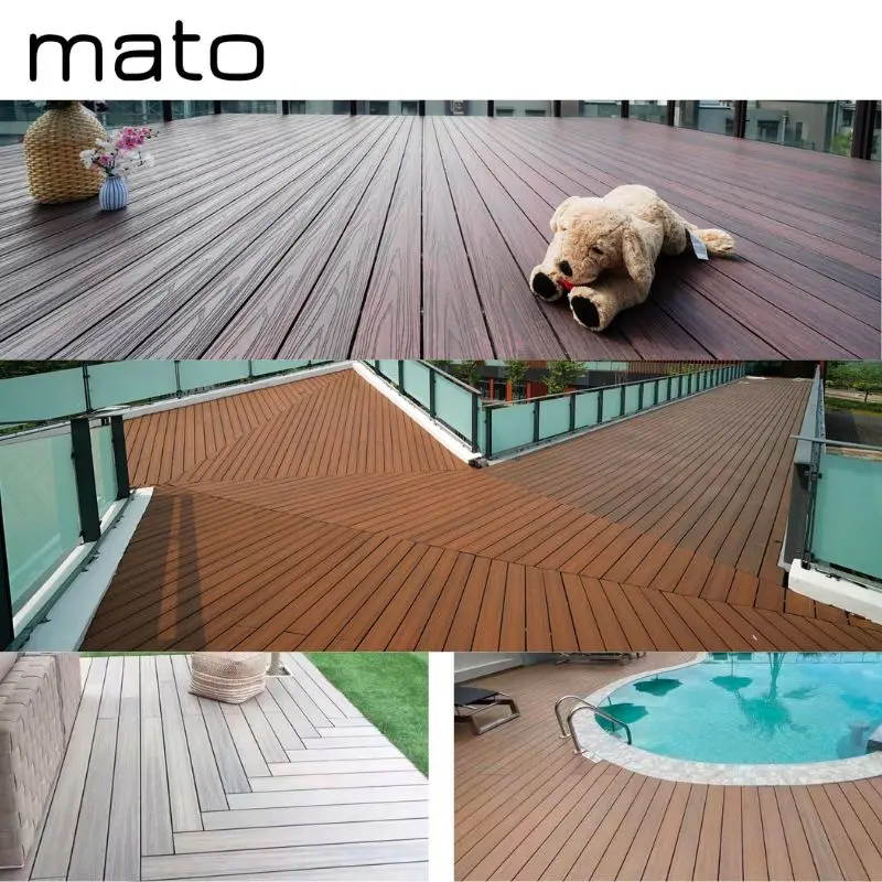 Mato Composite Decking Boards WPC Composite Decking