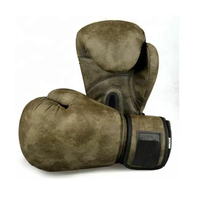 Boxing Gloves Punch Bag Rex Leather Pro Kick Fight Gym Punching Training Mitts 