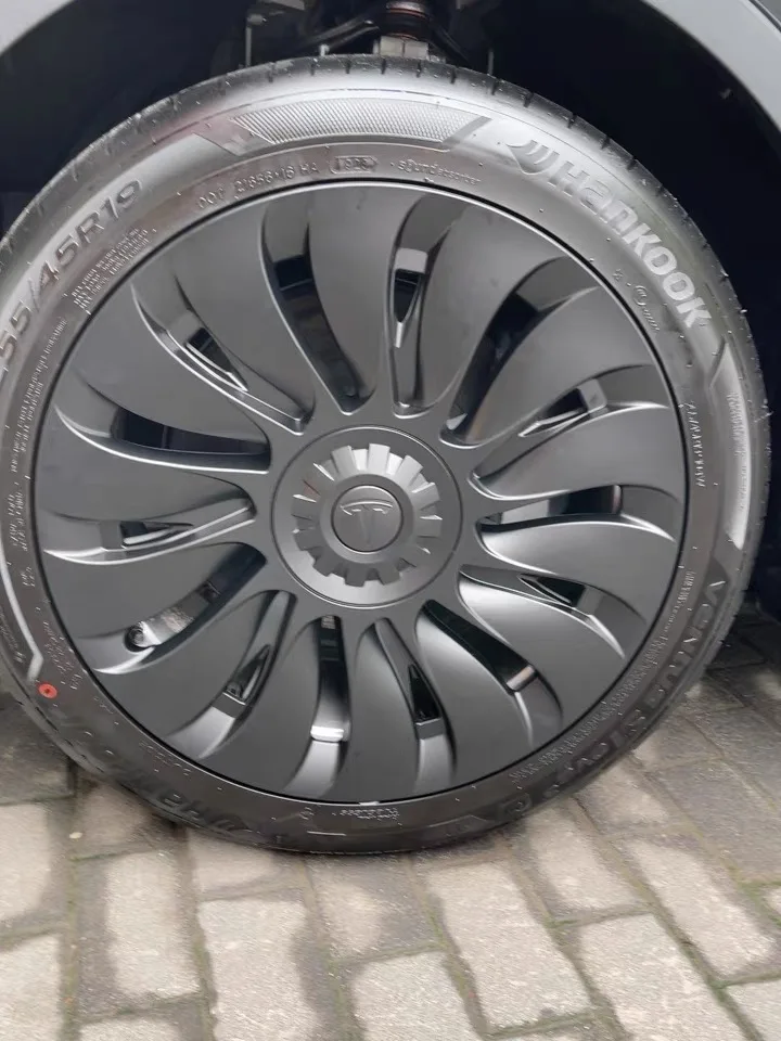 19" Tesla Wheel Cover Model Y Hubcap Waterproof Wheel Cover Sporty Rim