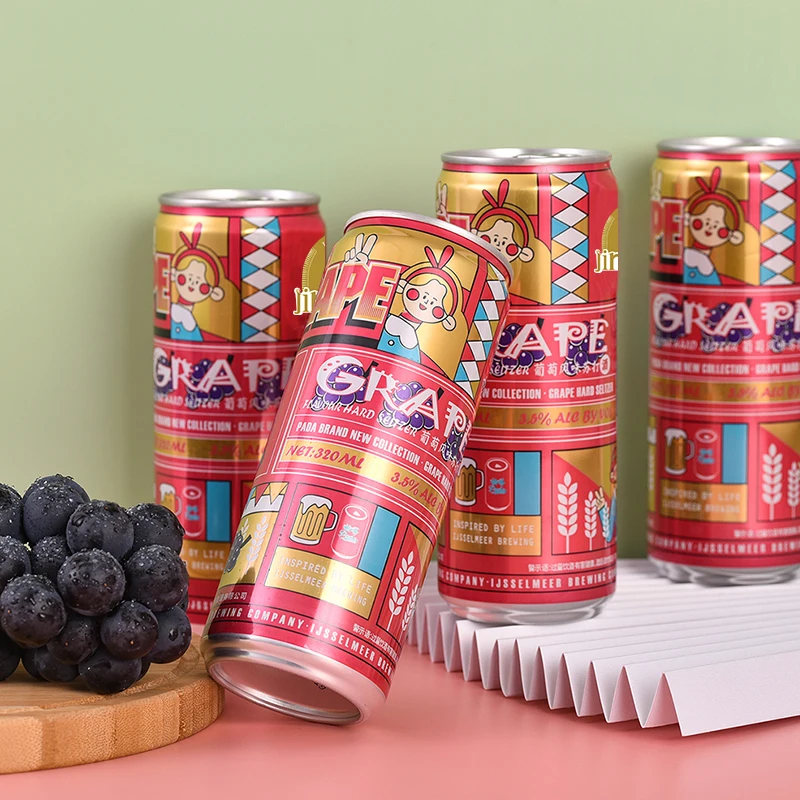 OEM Service for Fruit Beer 330ml 500ml Flavoring Premium Fruit Flavor Beers Grapefruit Pineapple Varieties Manufactured in China
