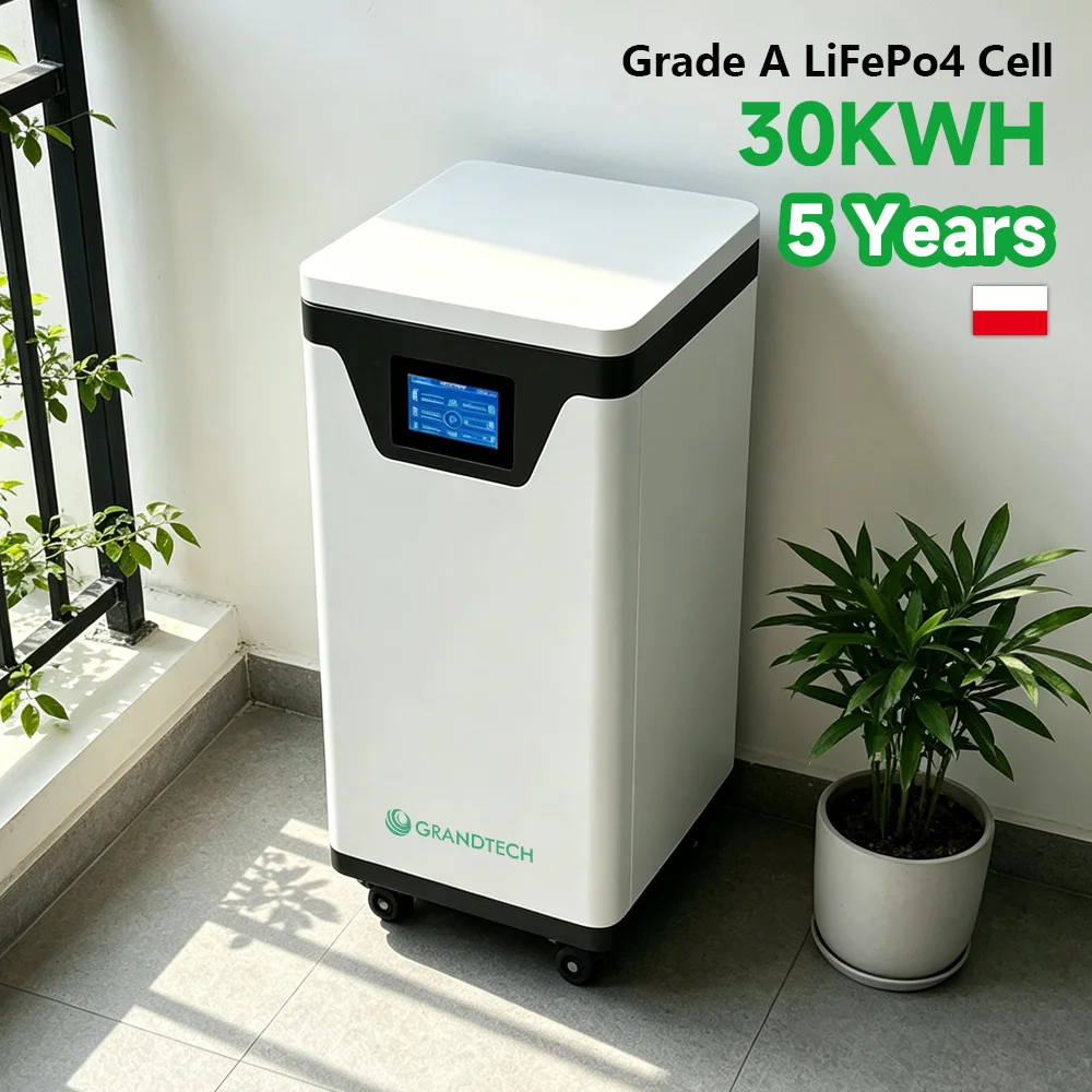 GRANDTECH NEW 30KWh Lithium Battery Home Energy Storage 51.2V 560AH Evecell 28KWh Lithium Ion Batteries for Solar System