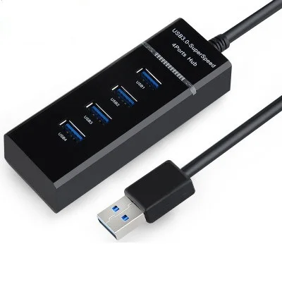 4 порта USB HUB Высокоскоростной 5 Гбит/с 3,0 концентратор