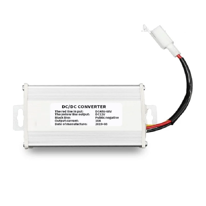 Electric Vehicle Converter 48v 60v 72v To 12v 10a Dc Battery Bicycle