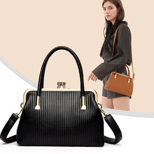 2026 New Design Fashionable Women's Tote Bag Small Checkered Design Shoulder Bag Popular Top Quality Factory Ladies Bag