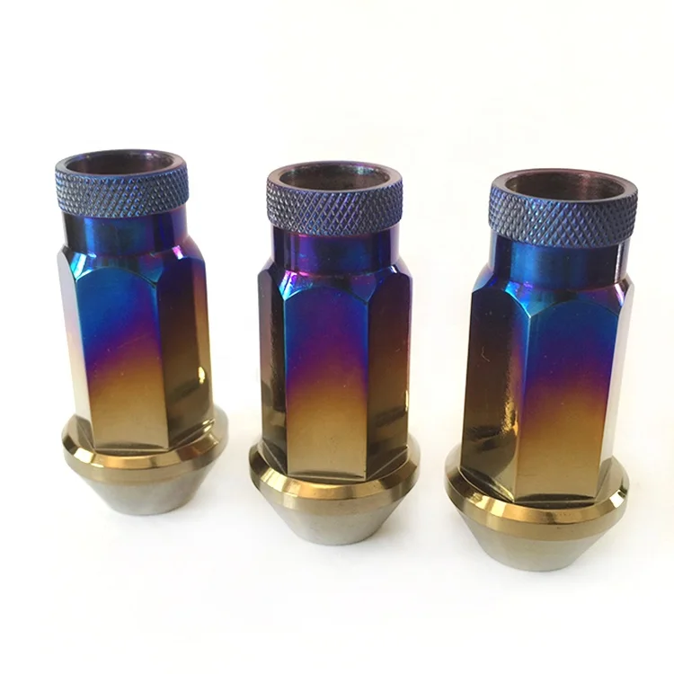 Лучшая цена, титановая гайка ступицы колеса Gr5