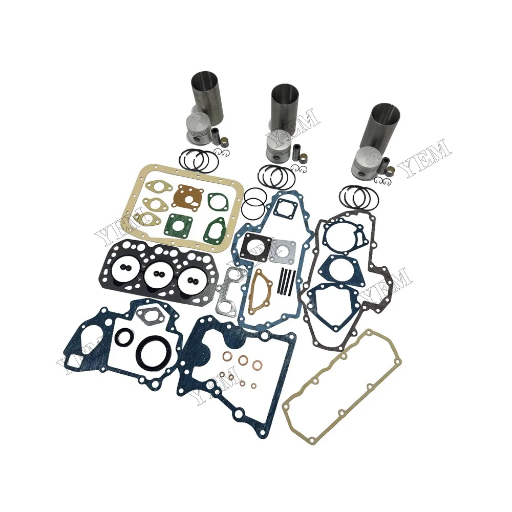 Overhaul Kit With Gasket Set Fit for Mitsubishi K3H Engine 6