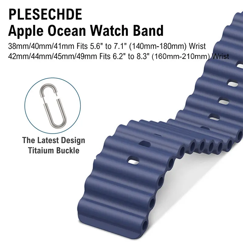 Plesechde Designer Sport Apple Watch Bands