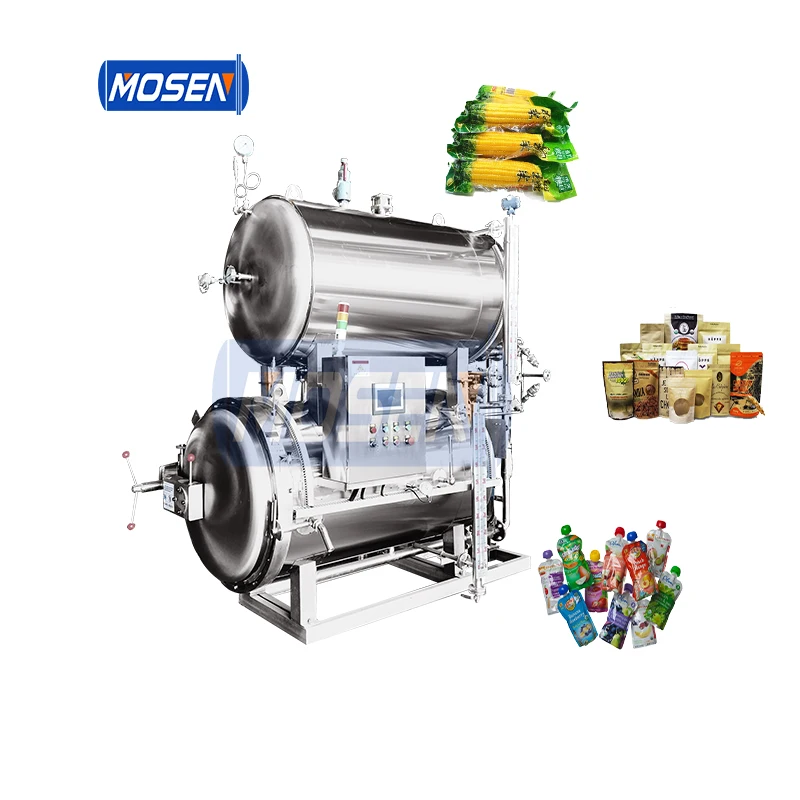 New Condition Retort Machine for Meat Processing Food Retort Pouch Machine with Autoclaves Sterilizers for Rice Vegetable Meals